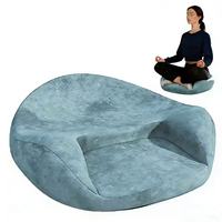 FLOWA Ergonomisches Meditationskissen für Achtsamkeitspraxis, Memory-Schaum, Komfortable Unterstützung, Pilates Yoga Weiches Rückenlehnenkissen