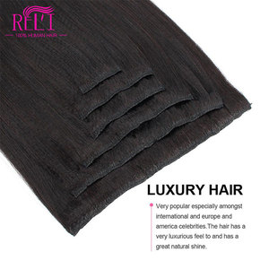 Rockmore — hauts de tresses naturelles courtes, extensions de cheveux bouclés avec clips, couleur de cheveux noirs, 20 pouces, populaire - Product Image 3
