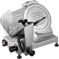 Machine à trancher la viande semi-automatique professionnelle, épaisseur réglable, pour jambon, bacon, fromage, idéale pour les restaurants et les charcuteries