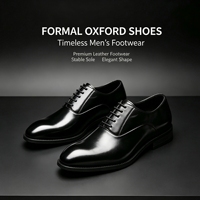 Mikrofaser Herren Oxford Schuhe mit Schnürung und Gummisohle, Komfortable Büro-Geschäfts-Formelle Anzugschuhe für den Täglichen Arbeitsalltag