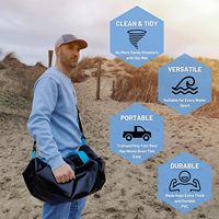 Sac de matelas à langer pour combinaison-Matelas à langer avec bandoulière, sac de combinaison imperméable pour le changement de vitesse