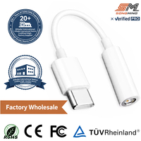 Maßgefertigter USB-C zu 3,5mm Audio-Adapter Aux-Konverter Typ-C Kopfhöreranschluss Dongle mit OTP-Schutz für iPhone 16 Samsung Google