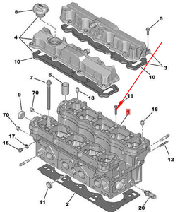 Nuovo Gruppo Testata Cilindri OE 1608949780 per Peugeot 301 <span class=keywords><strong>2008</strong></span> 307 308 408 EC5 - Product Image 2