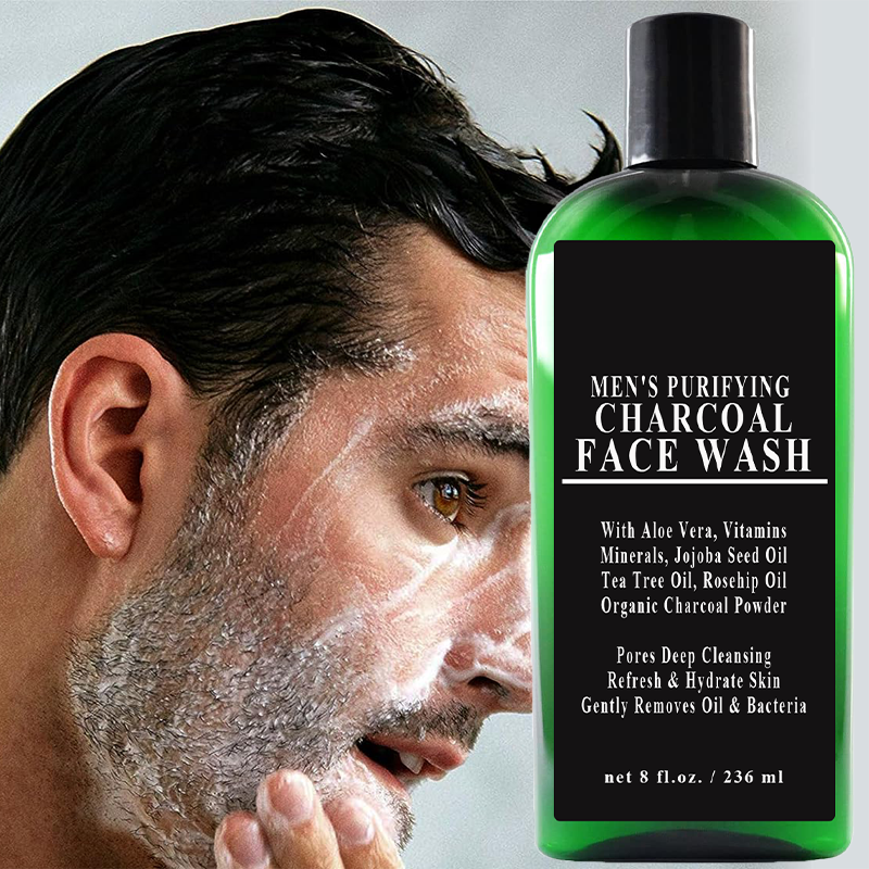 Nettoyant pour le visage au charbon de bois