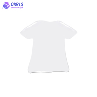 Aimants de Réfrigérateur DIY Vierge en Céramique pour Sublimation, Transfert à Chaud, Aimants Blancs en Céramique en Forme de Cœur, Rectangle ou T pour Réfrigérateur