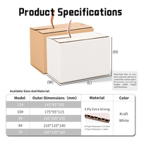 Boîte d'emballage de riz personnalisée avec fermeture éclair et bande de déchirement, boîte d'expédition auto-scellante en carton ondulé pour ensemble de riz parfumé de 4 kg