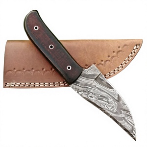 Couteau de chasse artisanal en acier Damas de haute qualité avec manche en bois, dureté 58-60HRC, garantie de 3 ans pour les revendeurs - Product Image 5