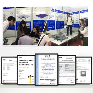 Majet nhôm sàn rắn nâng sàn Bảng điều khiển 600x600x35mm đục lỗ kim Loại Nâng Sàn Lưới - Product Image 5