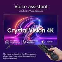 TV Pintar Google TV 5.0 Weier 55 inci 4K UHD LED Proyeksi dengan Konektivitas Tanpa Hambatan, Sudut Pandang Lebar, Panel Kelas A+, Garansi 1 Tahun