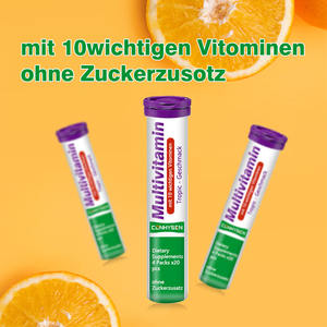 Bonne vente Comprimés effervescents multivitaminés avec vitamine <span class=keywords><strong>C</strong></span> Soutenir la santé cardiaque et maintenir une circulation sanguine normale Comprimés - Product Image 4