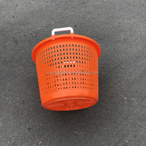 Durable19 "D X 17" H <span class=keywords><strong>40</strong></span> lb Panier de rangement en plastique avec deux poignées renforcées utilisé pour transporter le poisson glace crevettes fonte - Product Image 2