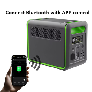 1200W 1024Wh Portable <b>Solar</b> <b>Generator</b> Power Station with LED Light for Camping RV Home Backup Emergency - Product Image 3