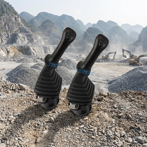 掘削機ジョイスティックハンドル制御ボタン付き油圧コントローラージョイスティック - Product Image 4