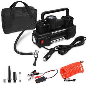 Heavy Duty Double Cylinder Tyre Portable Air Pump 12v <b>Car</b> 4*4 Compressor Tire <b>Inflators</b> 101043 Air Pump <b>Car</b> 12v 101043 101043 10 - Product Image 5