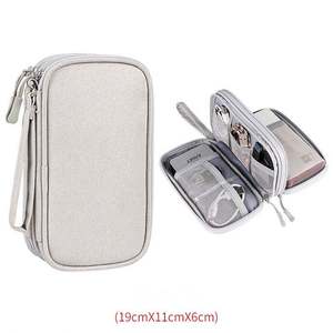 Bolsa de Almacenamiento de Cables Digitales Multifuncional para Viajes, Doble Capa, Ligera, Impermeable, Organizador de Accesorios Electrónicos - Product Image 5