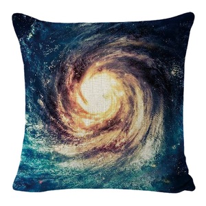 Cojines de sofá de estilo nórdico, cojines de cabecera de cama de estilo lujoso y ligero para sala de estar, fundas de cojín de lino con diseño de paisaje espacial. - Product Image 5