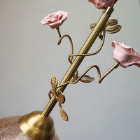 Lustre de chevet PM de style campagnard français vintage, créatif, en verre, motif fleur de rose, pour une ambiance élégante dans le bureau, l'entrée ou la salle de séjour.