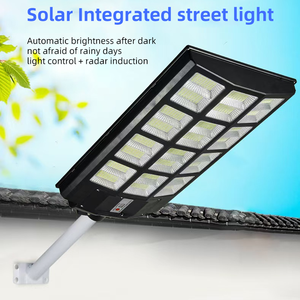 ไฟถนนโซลาร์เซลล์ออลอินวันสำหรับภายนอกอาคาร กันน้ำ วัสดุ ABS แสง LED 6000K สีขาวกลางวัน 120 มุมลำแสง IP65 ได้รับการรับรองมาตรฐาน CE/RoHS รับประกัน 2 ปี N - Product Image 5