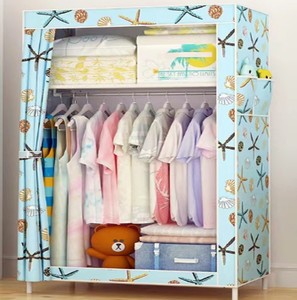 Armoire <span class=keywords><strong>en</strong></span> <span class=keywords><strong>plastique</strong></span> réglable anti-poussière <span class=keywords><strong>avec</strong></span> tiroirs et étagères, <span class=keywords><strong>meuble</strong></span> pliable pour petits espaces, écologique et portable - Product Image 3