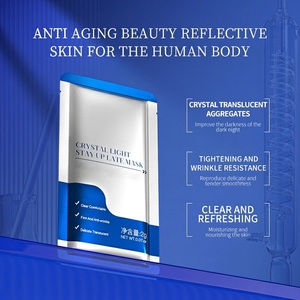 Masques en feuille pour la peau OEM k pour peaux sèches, crème au collagène bio, efficaces pour éclaircir, lutter contre les rides et hydrater le visage - Product Image 3