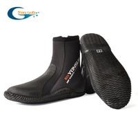 Bottes de plongée en néoprène YONSUB 7 mm pour eau froide, bottes de combinaison épaisses et chaudes à coupe haute avec semelle antidérapante pour la plongée sous-marine et le snorkeling