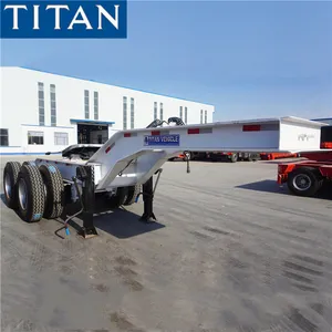 تيتان-مقطورة قابلة للإزالة مع دوللي, مقطورة قابلة للإزالة ، قابلة للطي ، 80/100 طن ، 3 محاور