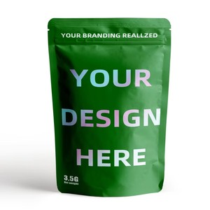 Bolsas de Plástico para Envasado de Alimentos a Prueba de Humedad, Impresas con Grabado Personalizado, Bolsa Doypack Mate con Cierre - Product Image 5