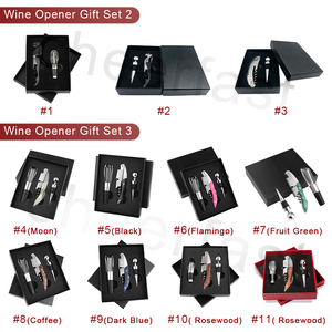 All In One Mut Function Black Box Premium Set <span class=keywords><strong>Kit</strong></span> de vin avec accessoires en acier inoxydable Ouvre-bouteille de vin Tire-bouchon Bouteille de vin - Product Image 5