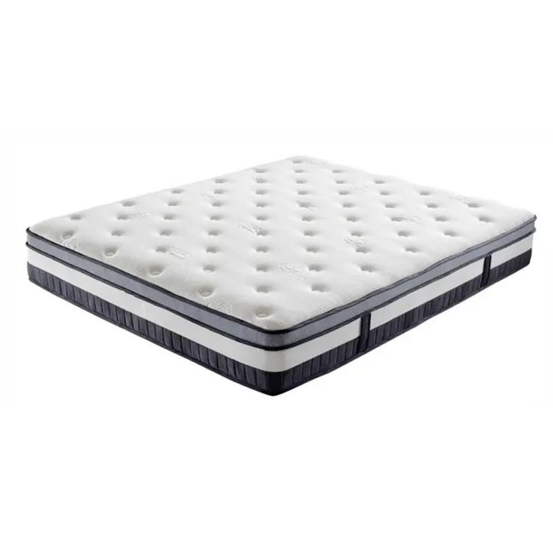 Matelas Sommeil Doux Fabricant En Chine Matelas Oreiller Top Latex Naturel Mousse À Mémoire Topper Visco Élastique