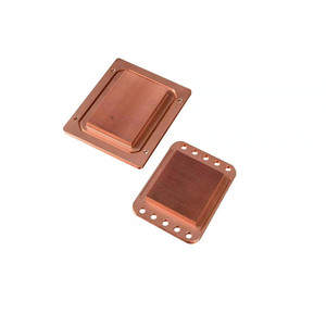 Disipador de calor de cobre y aluminio hecho a medida, mecanizado por CNC, con tubo de aire refrigerado por aire para disipación de calor. - Product Image 2
