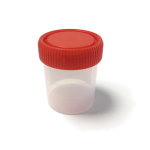 Nhựa Y Tế <span class=keywords><strong>60Ml</strong></span> 120Ml Vô Trùng Rõ Ràng Dùng Một Lần <span class=keywords><strong>PP</strong></span> Nước Tiểu <span class=keywords><strong>Container</strong></span> Với Nắp Màu Đỏ - Product Image 3