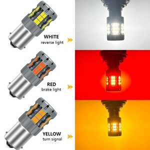 TGZ Canbus Car Indicator Led Built-in Light Plate Bulbs Dynamic Turn Signal 23w BAU15S/<strong>PY21W</strong> BAY15D/P21 T20 T25 - Product Image 5