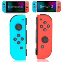 Carcasa para Controles de Juego Izquierdo y Derecho SwitchOled, con Cable, Vibración, Sensor de Seis Ejes, Control de Juego Pequeño NS BT