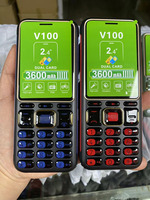 Téléphone portable chinois V100 2,4'' Celulares 2G GSM, prix bas, haute qualité