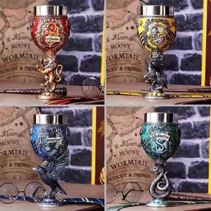 Copa de Cerveza de Acero Inoxidable con Diseño de las Cuatro Casas Mágicas, Copa de Recuerdo para Fanáticos de <span class=keywords><strong>Harry</strong></span> <span class=keywords><strong>Potter</strong></span>, Colección y Regalo - Product Image 4