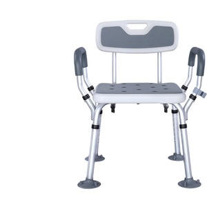 Siège de sécurité pour salle de bain Shenghui en alliage d'aluminium, réglable, antidérapant, avec accoudoirs, pour personnes âgées et femmes enceintes - Product Image 4