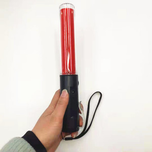 批发警棍多功能充电警棍警示灯闪烁工作定向指挥交通警示棒道路安全 - Product Image 3