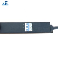 AZE RPNETV36-24C13-P3 63A 3 Phases 24 Prises PDU Intelligent à Surveillance à Distance 42U/45U/48U pour Rack CE/RoHS Noir Garantie 1 An