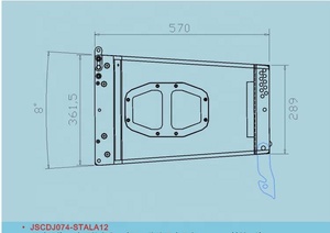 074 giá tốt đẹp âm thanh chuyên nghiệp 12 inch toàn bộ gian lận các bộ phận treo Kit dòng mảng Phụ Kiện Loa - Product Image 2