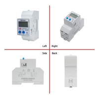 Compteur d'énergie solaire numérique bidirectionnel monophasé 5-1000VDC RS485 Modbus pour rail DIN, moniteur de puissance CC