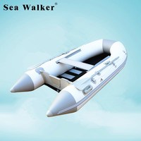 Bateau de pêche gonflable de haute qualité, bateau à rames de 3.3M avec sol festonné, nouveau Design avec Certification CE