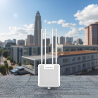 Routeur MESH extérieur d'entreprise MEIWEISI HW1800L WIFI6 AX1800, répéteur, Wave2 4x4 MU-MIMO, antennes double bande haute puissance