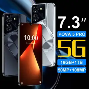 ドバイ5gロック解除スマートフォンのpova x6uモバイル