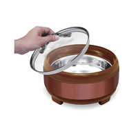 Pakistan 17cm G-Type Couvercle en verre trempé avec 4 casiers pour Hotpot Réchauffeur de nourriture en plastique Couvercle en métal en verre