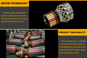 Máy vặn bu lông không dây hiệu suất cao 8500, mô-men xoắn 580N.m, máy khoan công nghiệp & tự làm, dụng cụ điện dùng pin, cờ lê lực - Product Image 5