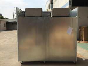 ثلاجة تجارية بثلاثة أبواب من الفولاذ المقاوم للصدأ على الطراز الآسيوي، خزانة تجميد بدون صقيع مع إزالة الصقيع التلقائي ووضع توفير الطاقة - Product Image 5