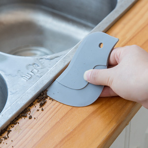Grattoir souple en forme de pingouin pour la cuisine, <span class=keywords><strong>raclette</strong></span> ménagère pour graisse et taches, <span class=keywords><strong>ustensile</strong></span> de pâtisserie - Product Image 2
