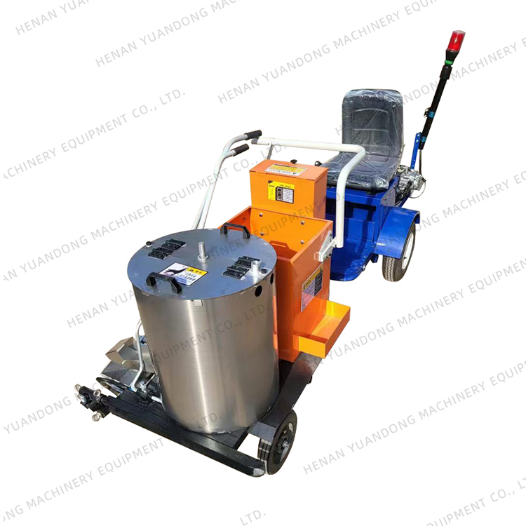 Hand Push Painting Machine Asphalt Road