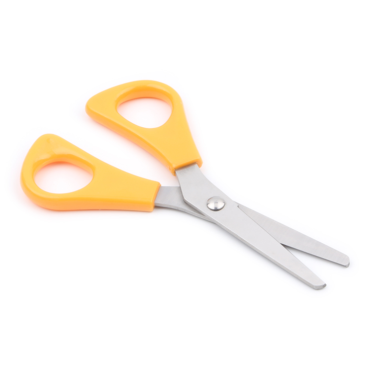 Wholesale household stainless steel student scissors handmade art office stationery small scissors