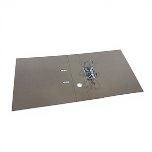 Porte-documents <span class=keywords><strong>suspendu</strong></span> en papier <span class=keywords><strong>kraft</strong></span> personnalisé avec clip à ressort métallique pour documents professionnels - Product Image 5